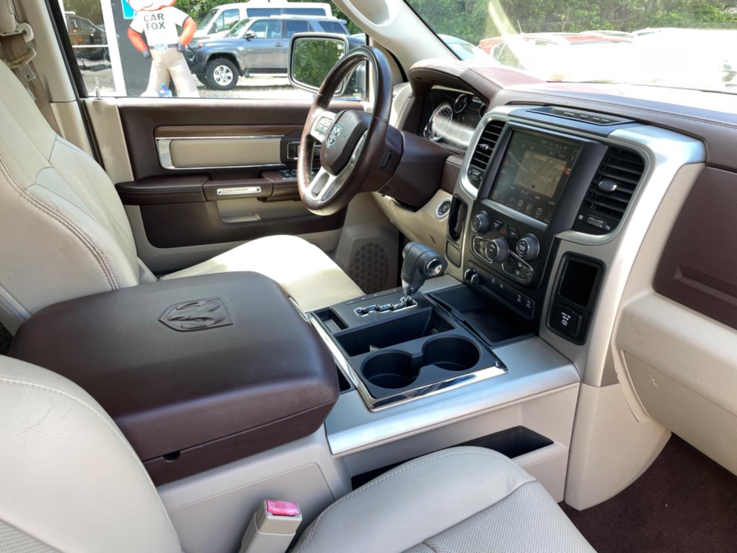 2013 BROWN RAM 1500 LARAMIE (1C6RR6NT8DS) with an 5.7L engine, Automatic transmission, located at 5103 Dorchester Rd., Charleston, SC, 29418-5607, (843) 767-1122, 36.245171, -115.228050 - Clean CarFax (no accidents reported!) Leather, Navigation, Backup Camera, CD/Sat/Bluetooth, Dual Climate Control, Power Everything (windows, locks, seats, mirrors), Heated/Cooled Seats, Heated Rear Seats, Heated Steering Wheel, Power Sliding Rear Window, Power Inverter, Push Button Start, Keyless E - Photo#8